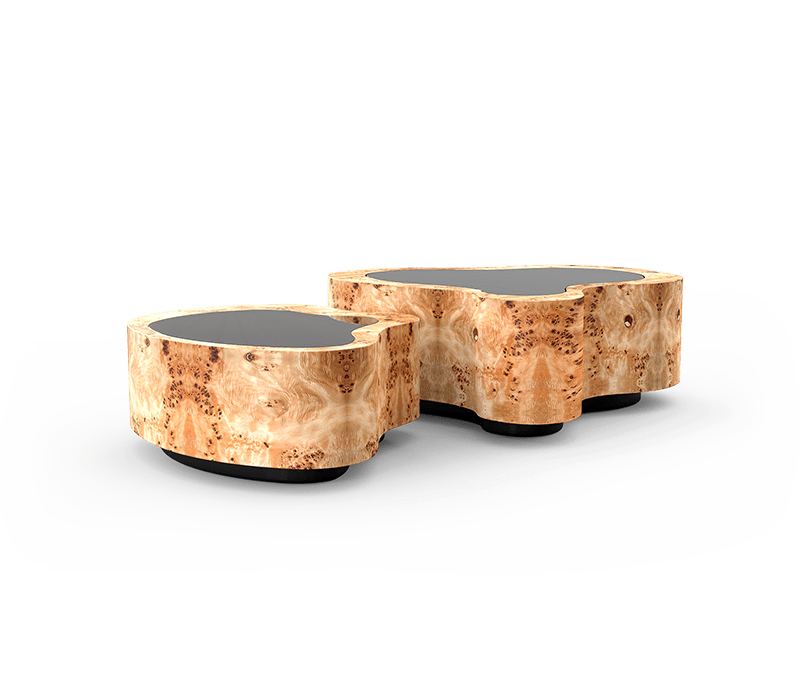 0-079 Центральный стол из волнистого тополя Boca Do Lobo 