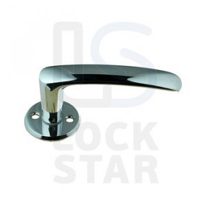 Ручка дверная 27K Zn/CR (4/008) Santreyd LK01-1056