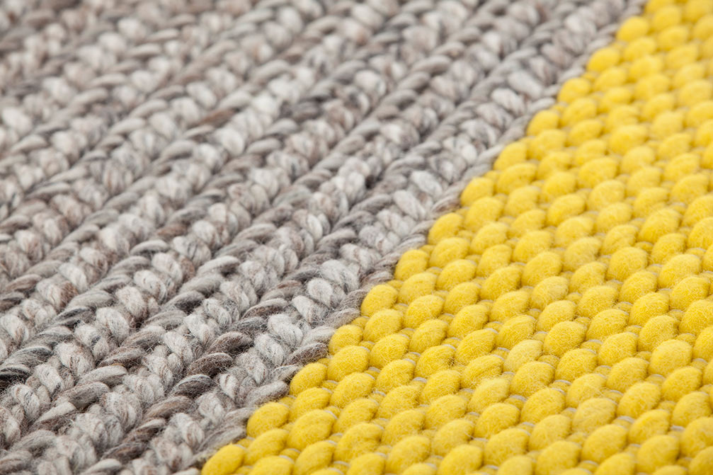 070820 Ковер Plait Yellow GAN Mangas Space  - Вид №1