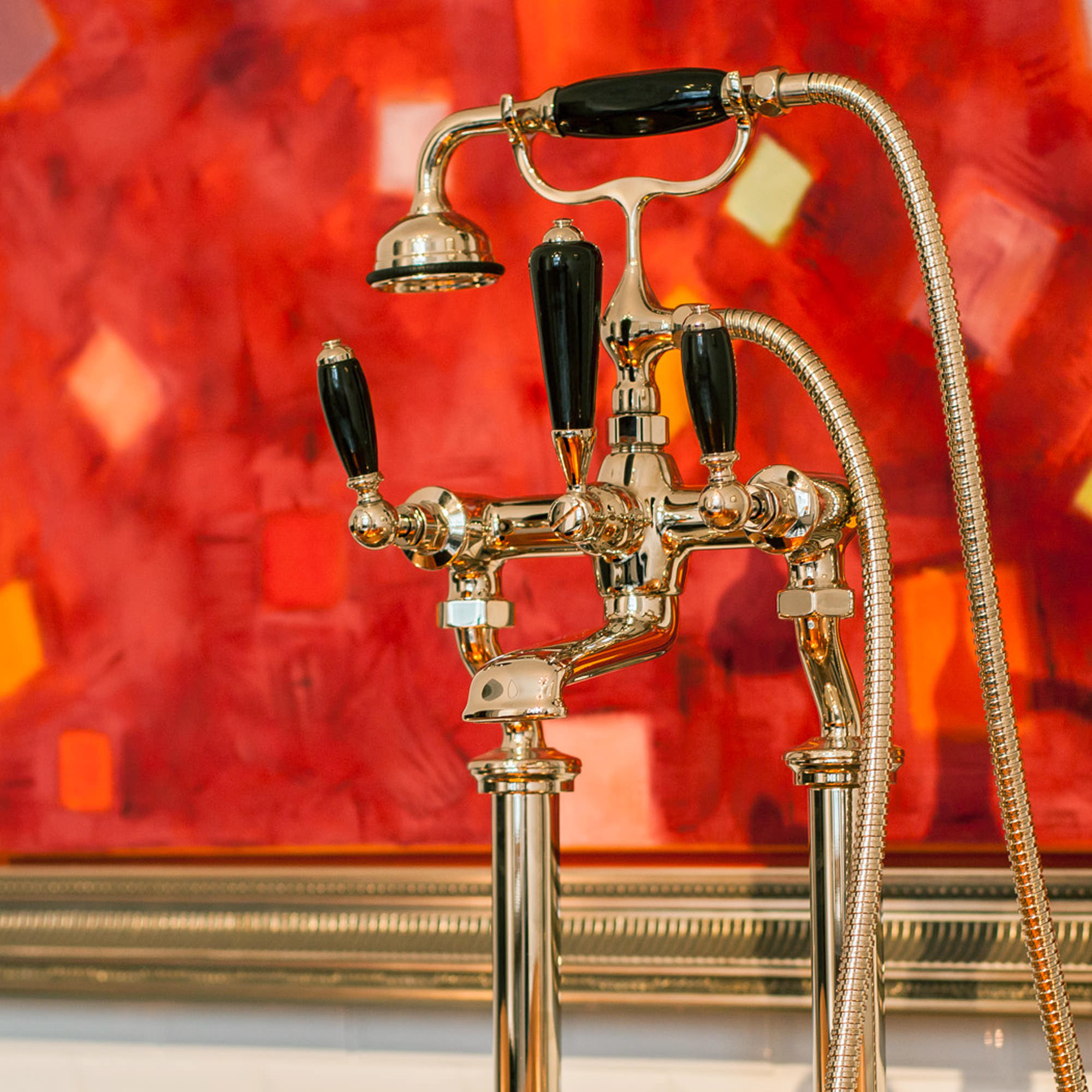 Traditional bathrooms BRIGHTON ¾ “смеситель для ванны и душа Tb330.514bl.ag  - Вид №4