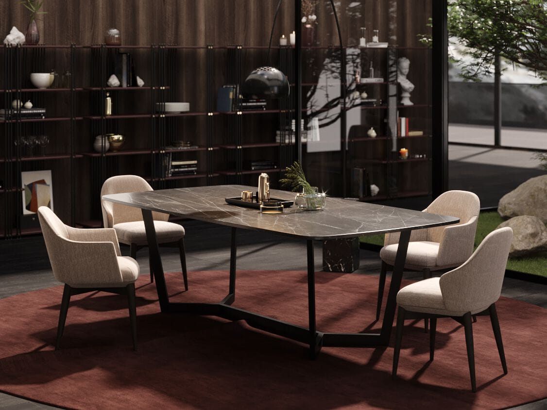 Овальный деревянный обеденный стол PRADDY Miller ARCH-00066737 - Вид №4