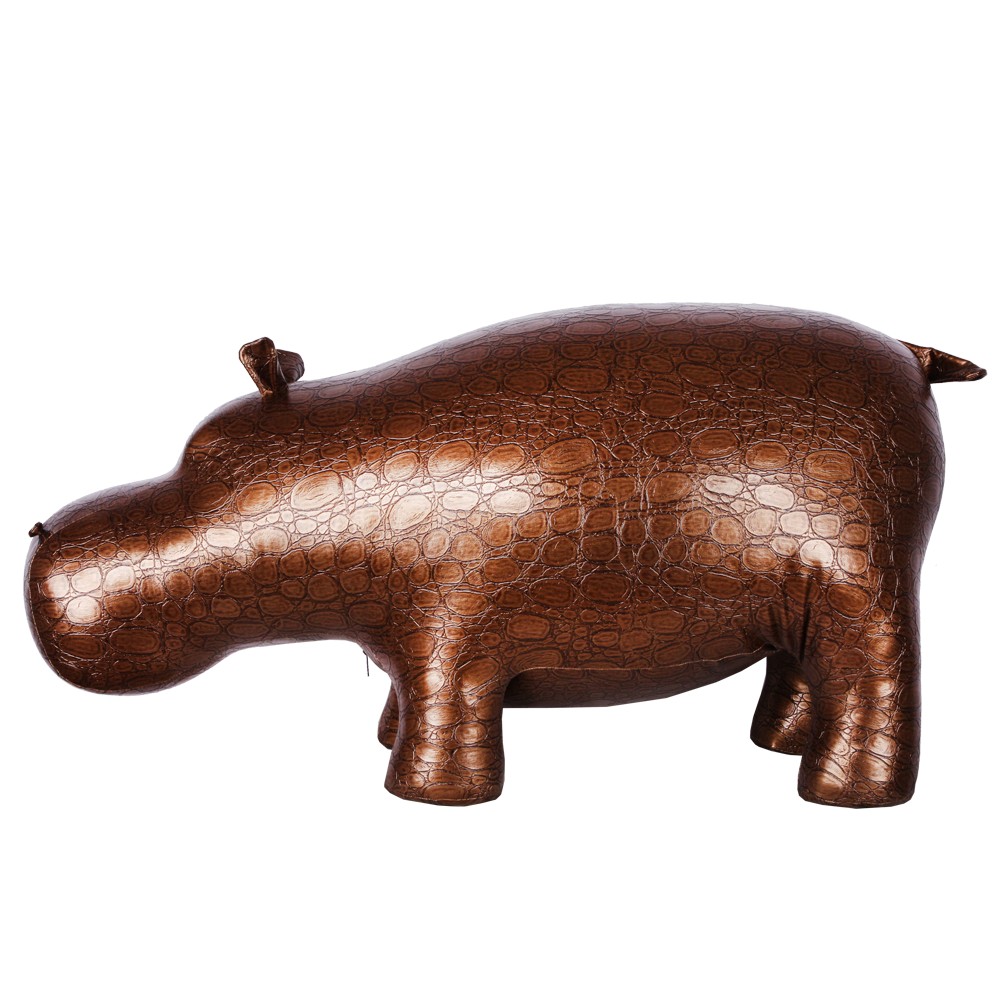 74128 Банкетка Пуф Бегемот средний Золото BOGACHO 4627145749593 - Вид №2