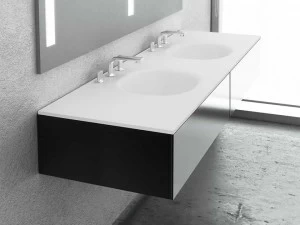 Подвесная раковина настенная овальная Hidrobox Flow белая