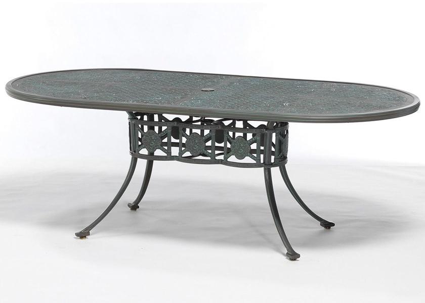 Oxley's Furniture Овальный садовый стол из алюминия Luxor Lut2140 / lut2850 - Вид №1