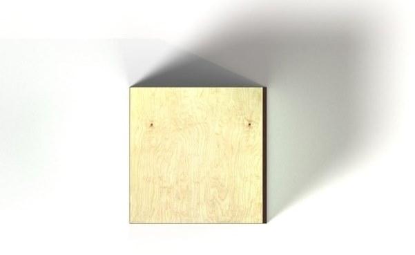 TrackDesign Низкий табурет из кортеновского дерева и дерева  Sp0472000  - Вид №2