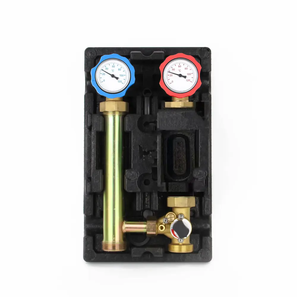 Насосно-смесительный узел Rommer 1" с приводным смесителем без насоса STLM-2047074