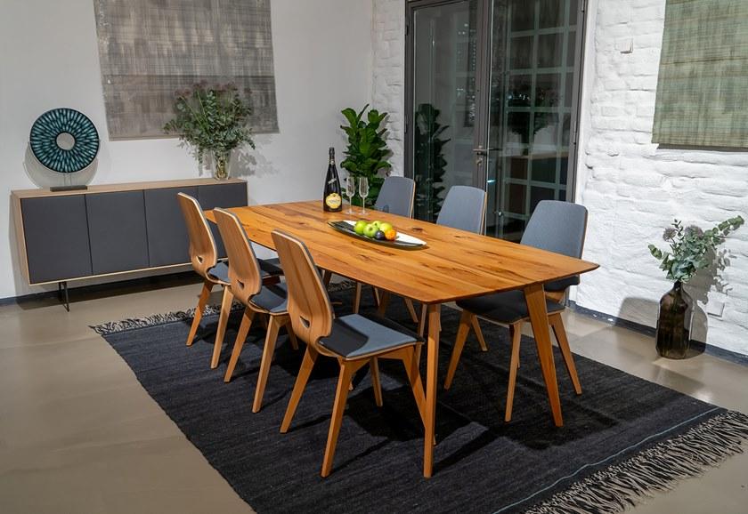 sixay furniture Комод деревянный с кожаными распашными дверцами Finn sun-id-1445651 - Вид №2