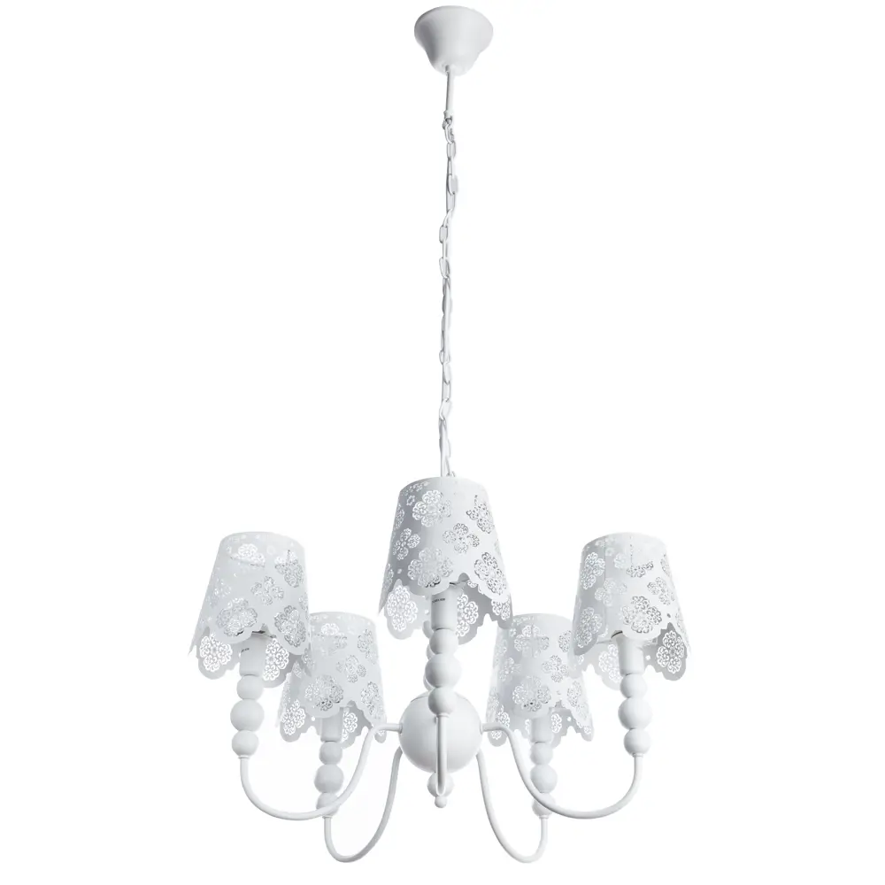 Люстра Maestro 5xE14x40 Вт, металл, цвет белый 14237244 STLM-2196396 Arte Lamp  - Вид №2