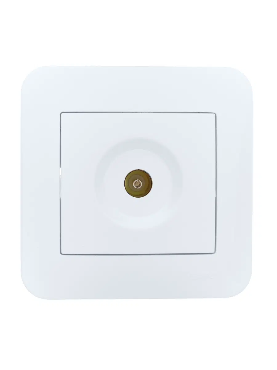 ASTI Розетка ТВ проходная белая LEZARD 7081-0202-129 - Вид №1