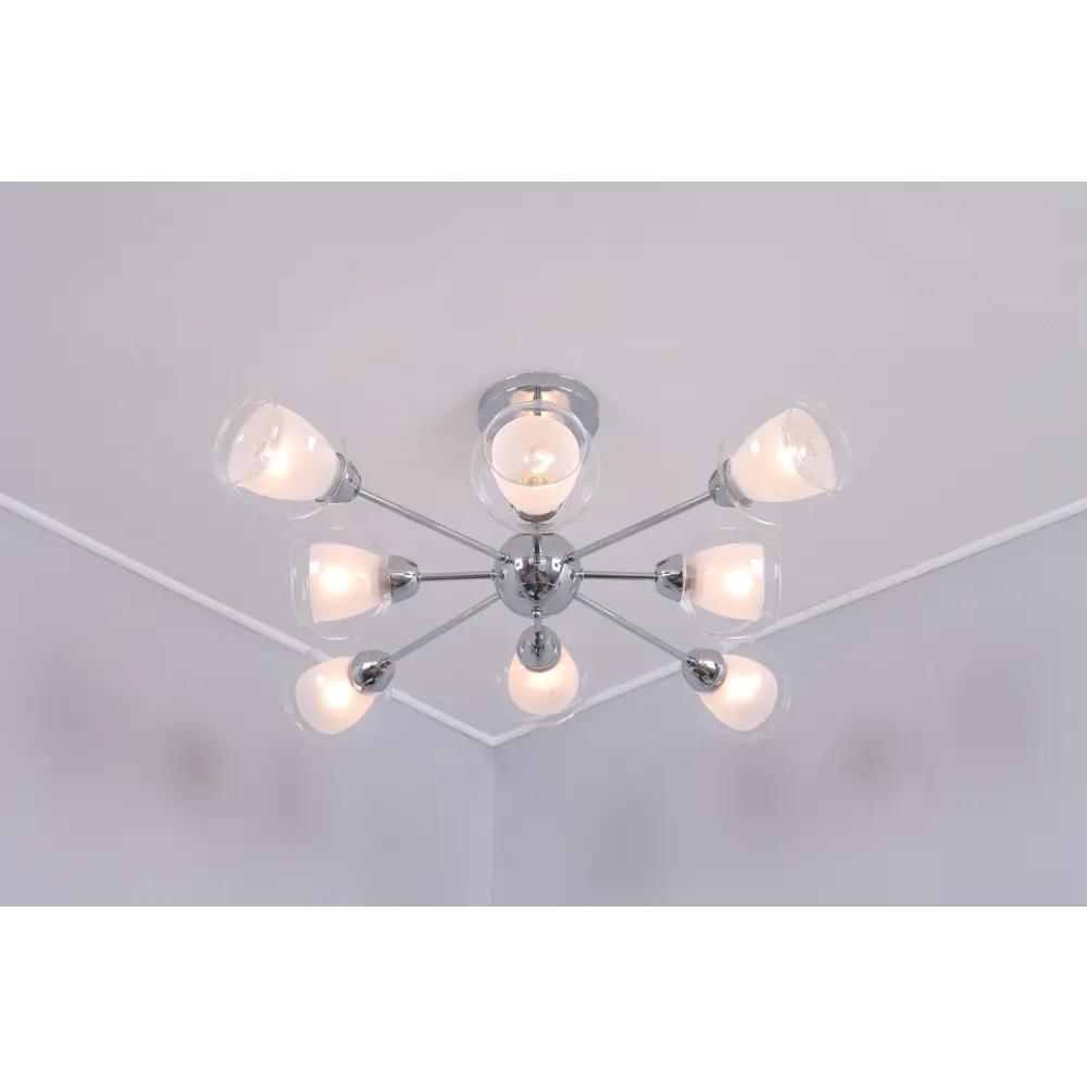 Люстра на штанге Cielo 6209-8 8 ламп E27 60 Вт SCHAFFNER STLM-2173974 - Вид №4