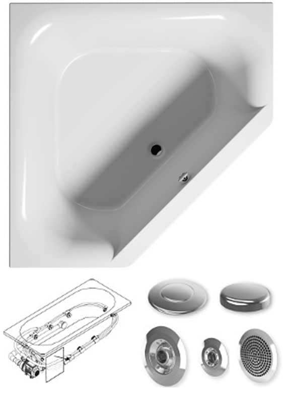 BA1100500000000_hit1 Ванна Riho Austin Santreyd - Вид №2