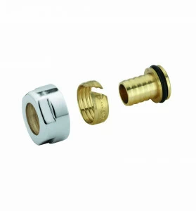 Carlo Poletti A58612R Переходник для многослойной трубы, гайка шестигранная.