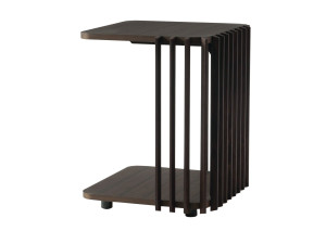 Высокий журнальный столик из шпона