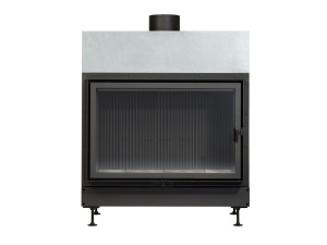 Закрытый дровяной камин