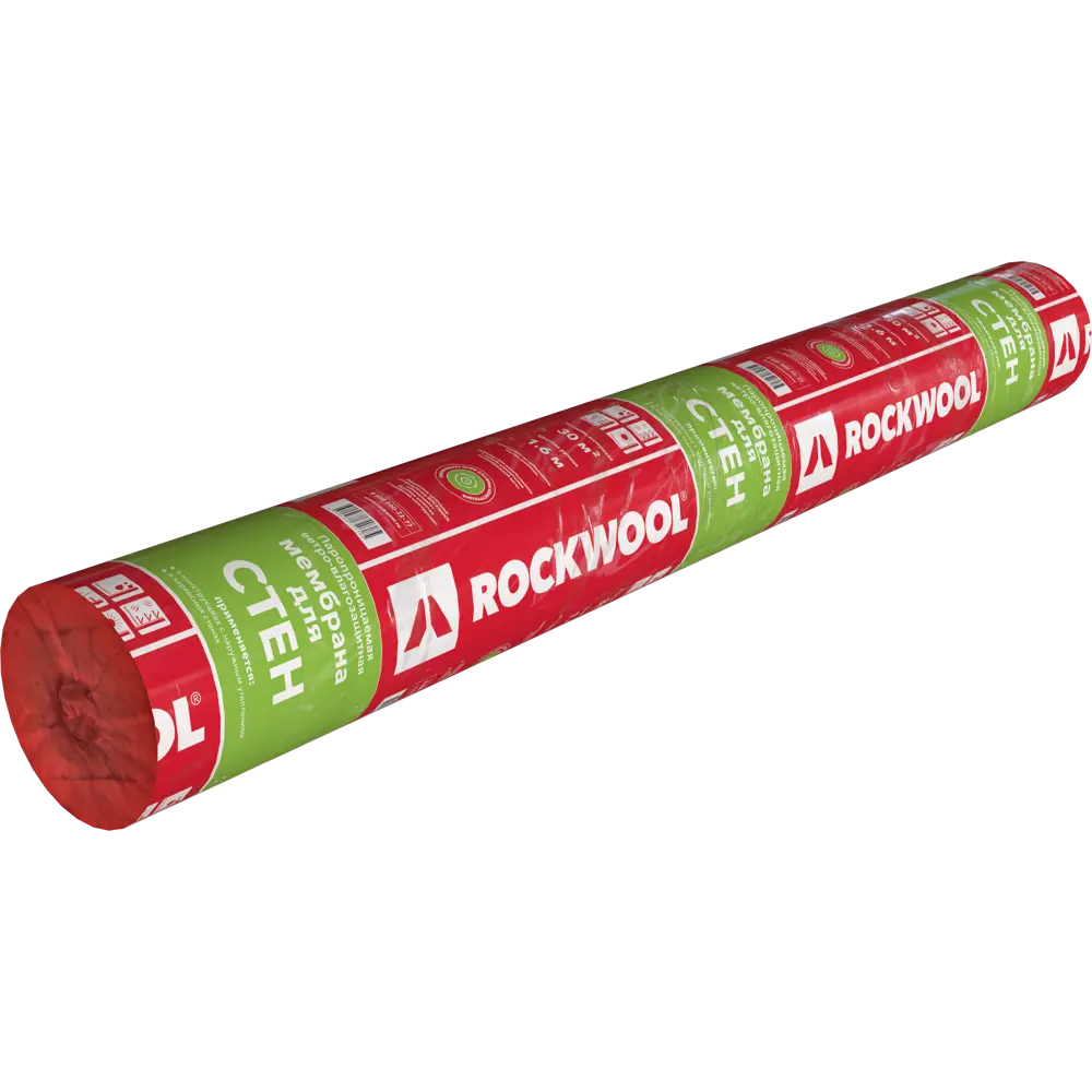 Rockwool — профессиональная ветрозащитная мембрана для стеновых конструкций 84253120 STLM-0047506
