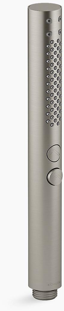 KOHLER Shift  + Круглый многофункциональный ручной душ со скоростью 2,5 галлона в минуту с технологией впуска воздуха Katalyst K-21335-BN 