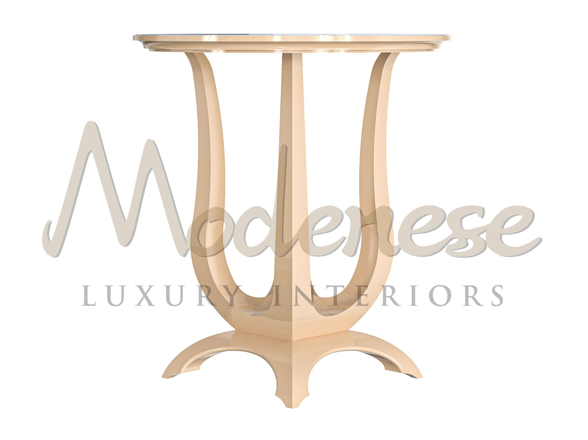 Высокий деревянный журнальный столик Modenese Luxury Interiors RADIANT BLOOM ARCH-00043783 - Вид №1