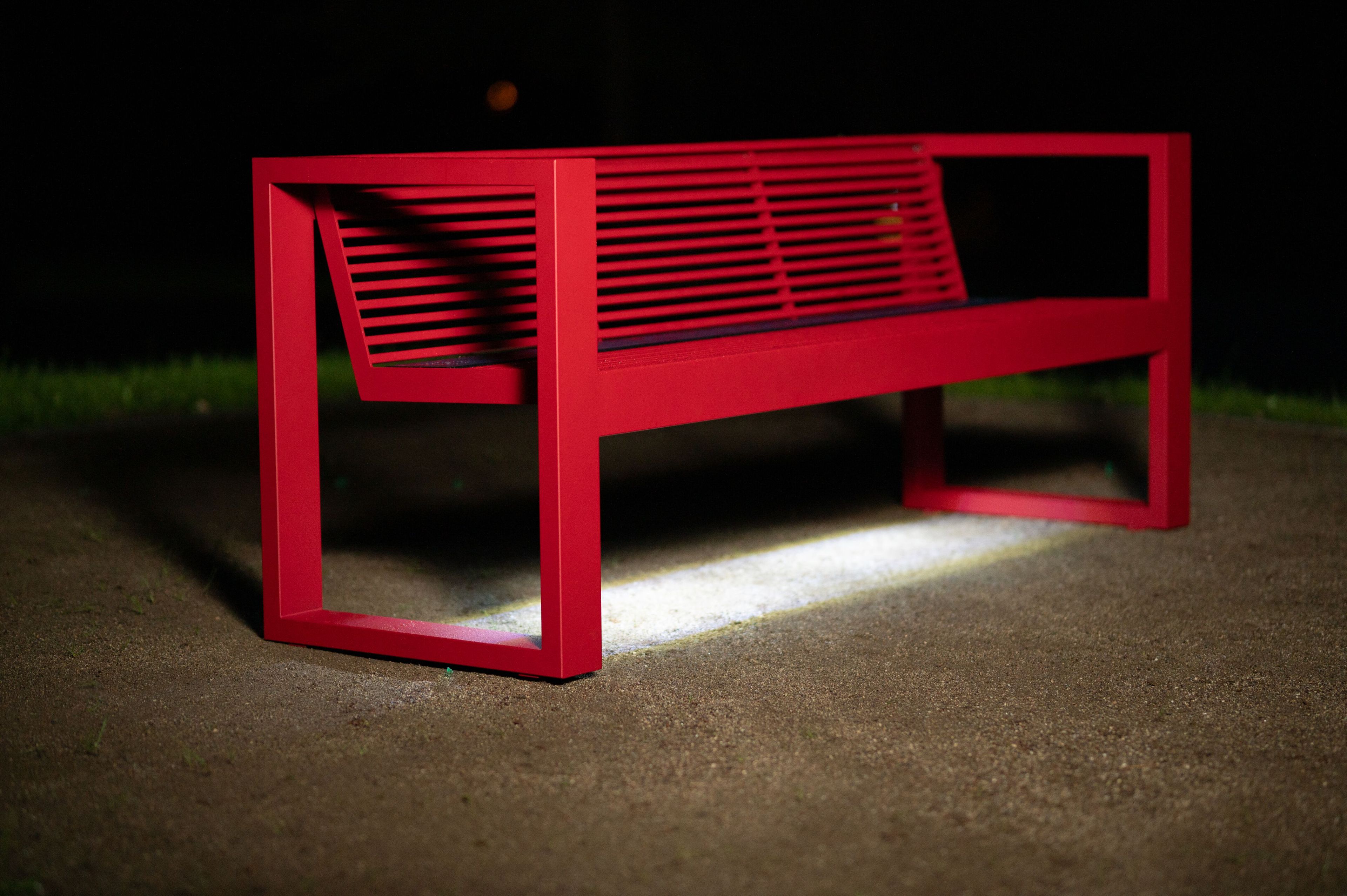 Скамья из нержавеющей стали со встроенным освещением BENKERT BANKE Sicorum ARCH-00037785 - Вид №1