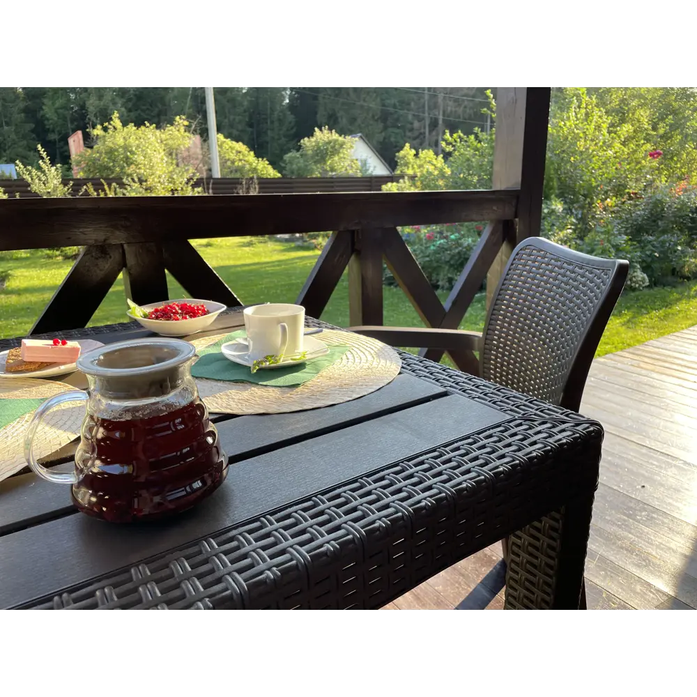 Стол INGREEN Rattan для террасы и дачи с плетеным дизайном 84347935 STLM-0048751 - Вид №9