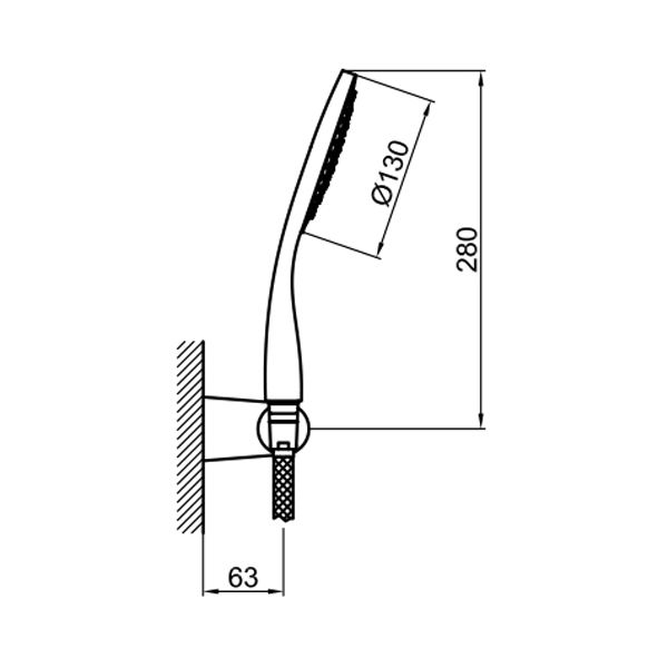AC0764015 Душевой гарнитур Webert Comfort - Вид №1