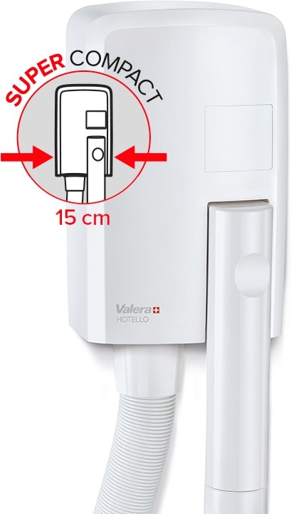 Valera Hotello Super AC Мод. 832.02 / T - 1400 Вт - Компактная и сверхмощная настенная сушилка для шлангов 58320210 