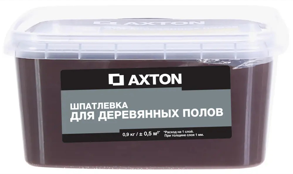 Шпатлёвка Axton Эспрессо для деревянных поверхностей 0,9 кг 81950922
