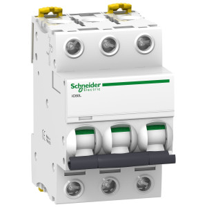 A9F94370 Автоматический выключатель Acti9 3P 0.5А (C) 15кА Schneider Electric Acti 9