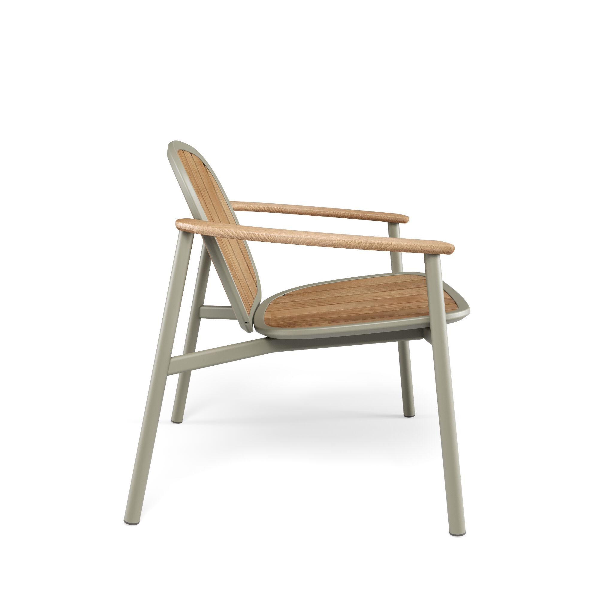 Садовое кресло из тикового дерева с подлокотниками emu Twins ARCH-00011014 - Вид №1