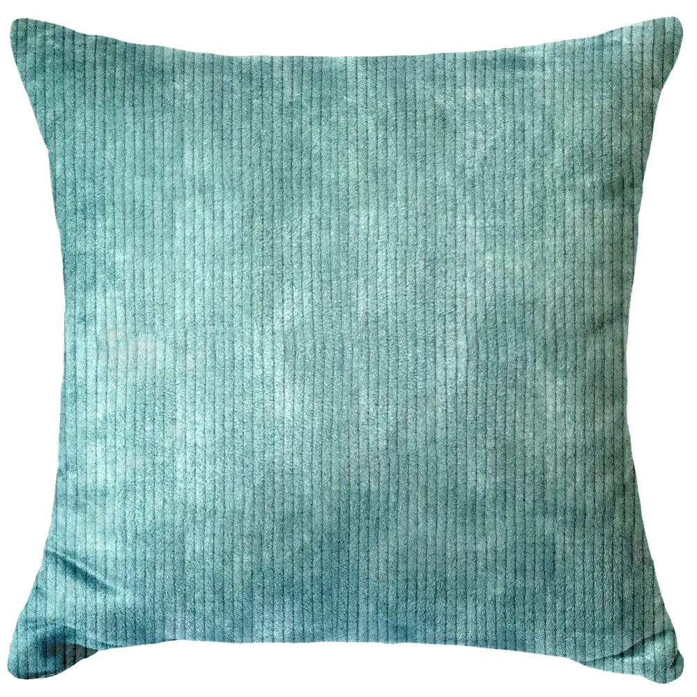 Подушка Seasons Fetu вельвет 45x45 см цвет бирюзовый STLM-2011002