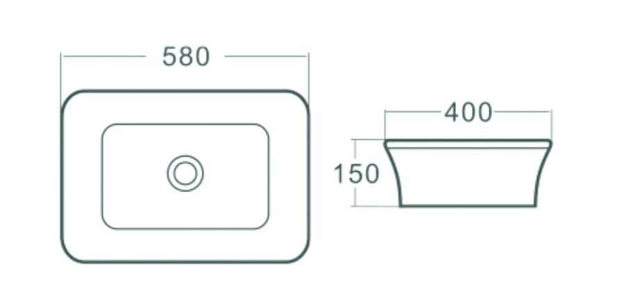 Мебельные раковины SL-2105 SANTILINE  - Вид №1