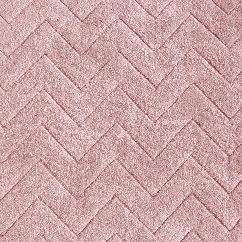 Плед Kazan 140x200 см велсофт цвет розовый СТОЛИЦА ТЕКСТИЛЯ STLM-2058393 - Вид №1