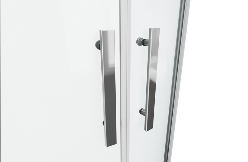 Душевое ограждение (без поддона) с двумя раздвижными дверьми STREAM BS090.1203S bravat - Вид №4