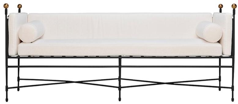 JANUS et Cie Садовый диван 3 мест из нержавеющей стали Amalfi sun-id-1401710 - Вид №1