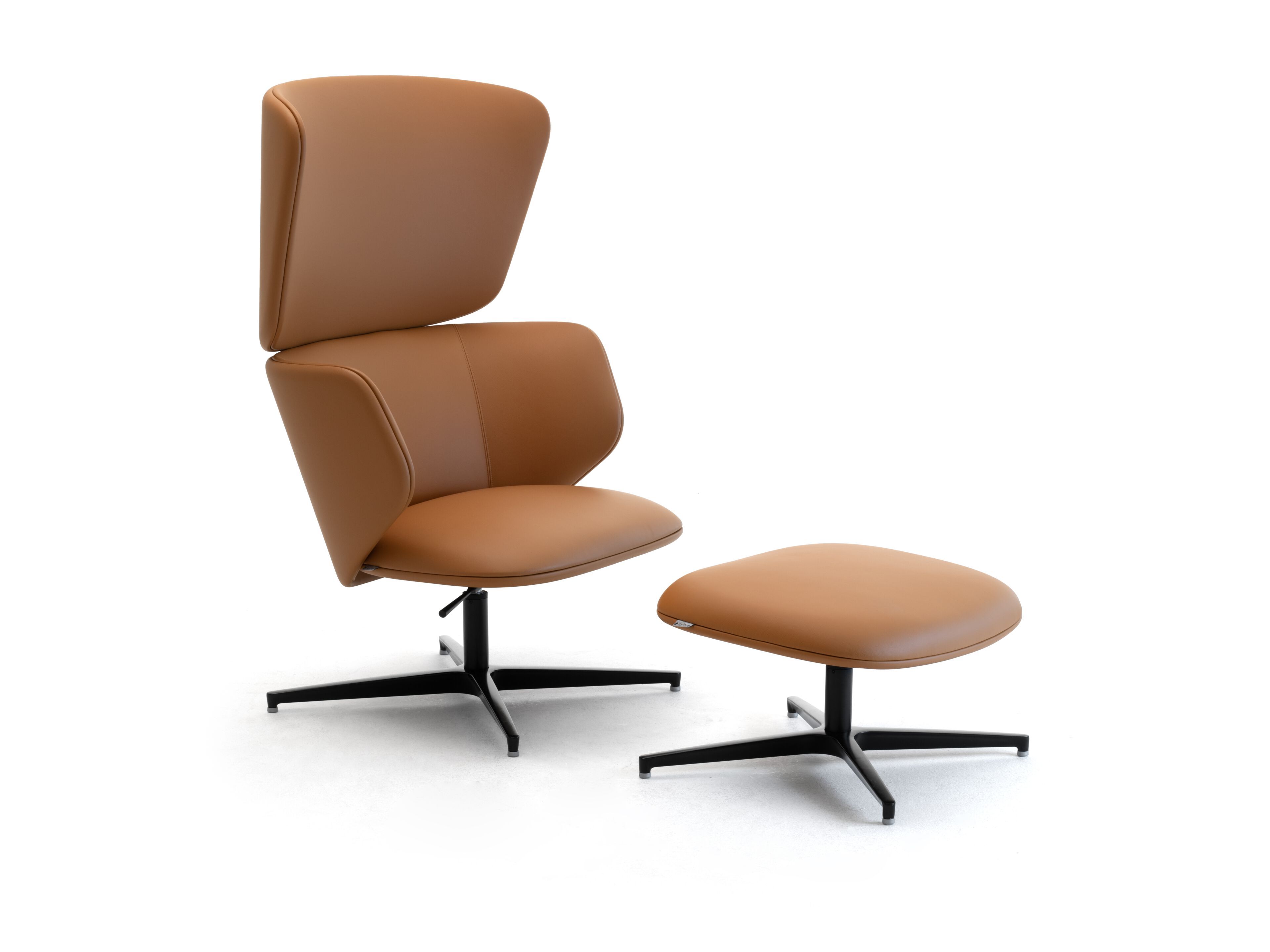 Кожаная вращающаяся спицевая подставка для ног Leyform Alisè Lounge ARCH-00087840 - Вид №10