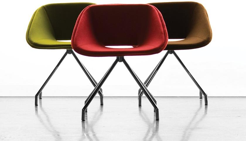 B&T Design Стул на козелке из ткани Kirmizi sun-id-1457187 - Вид №5