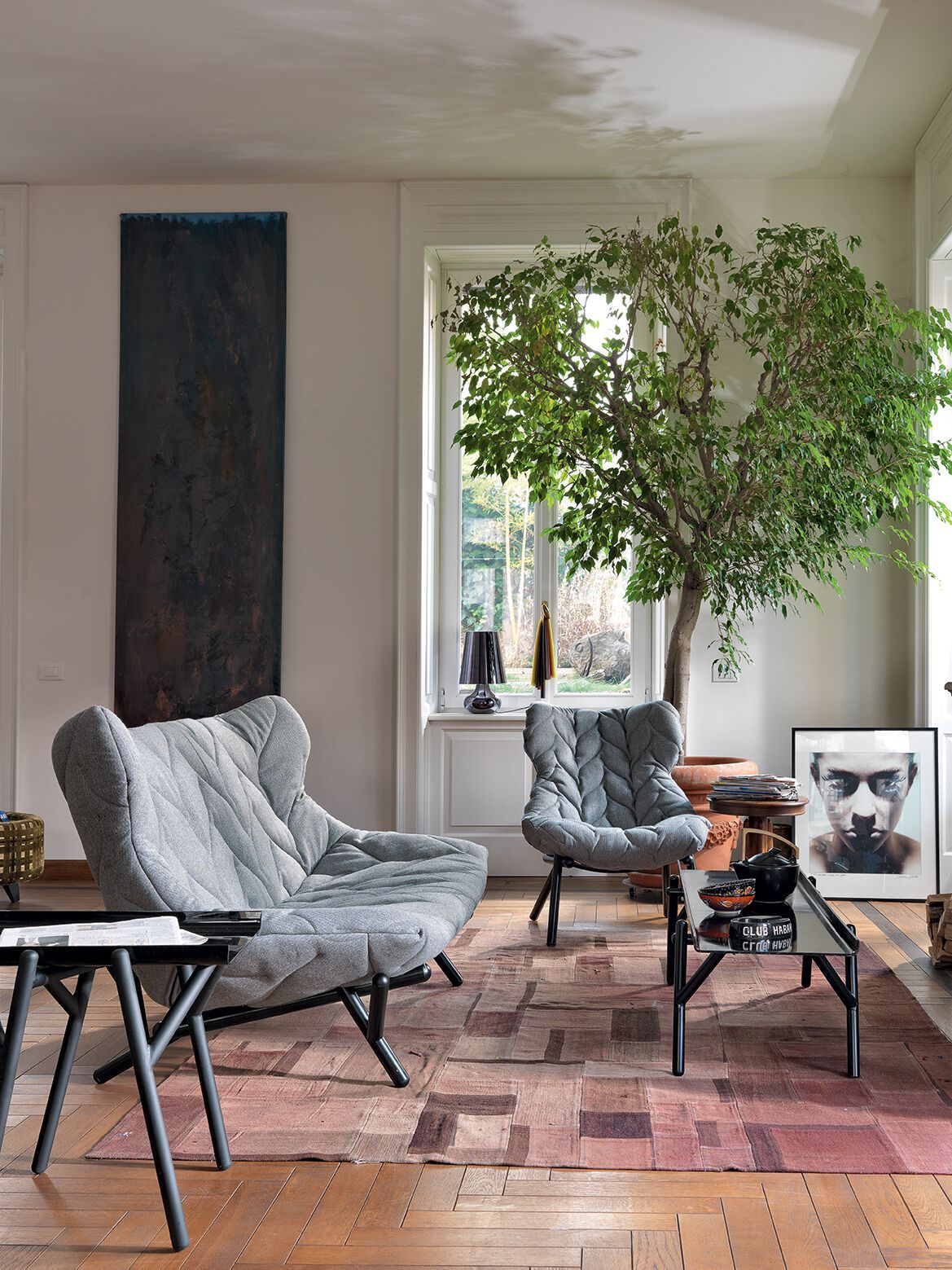 Бархатное кресло с подлокотниками Kartell FOLIAGE ARCH-00078227 - Вид №2