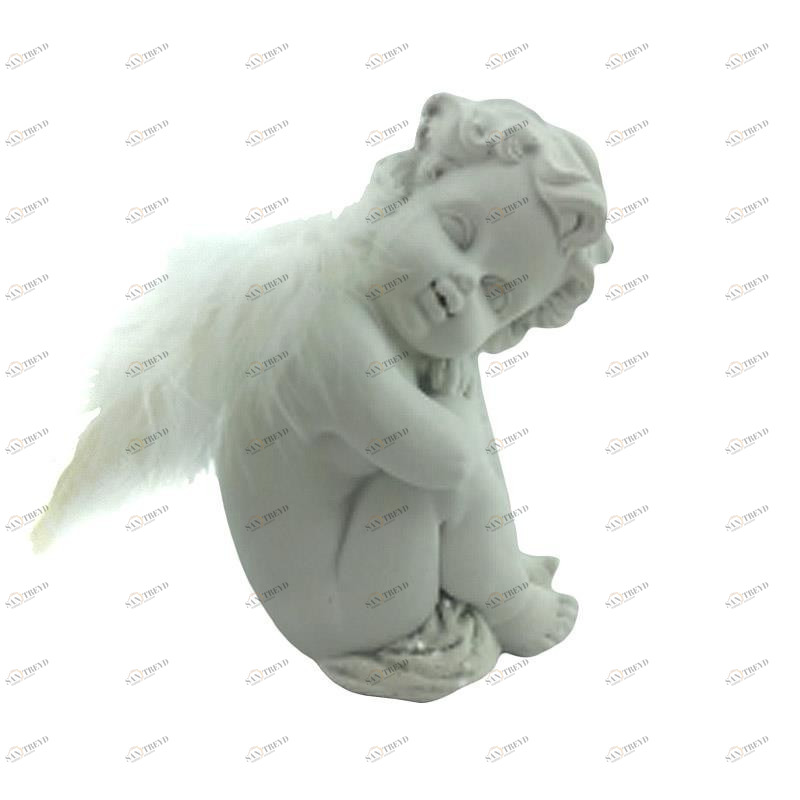 Статуэтка декоративная 60 см белая "Ангел" TO4ROOMS АНГЕЛЫ 00-3893675 Белый 