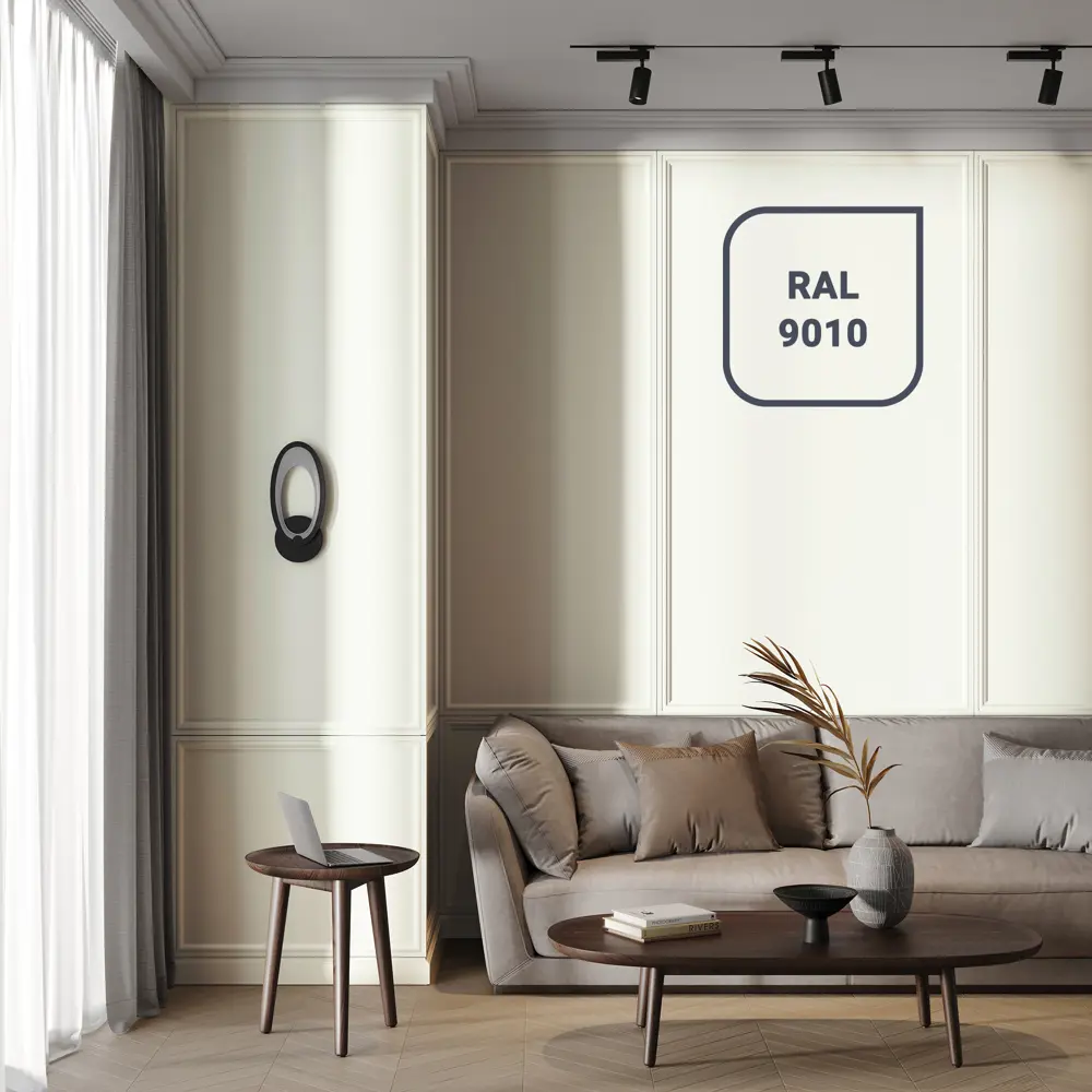 Краска для стен и потолков Dufa Europlast полуматовая цвет белый база 1 10 л STLM-2054654 - Вид №11