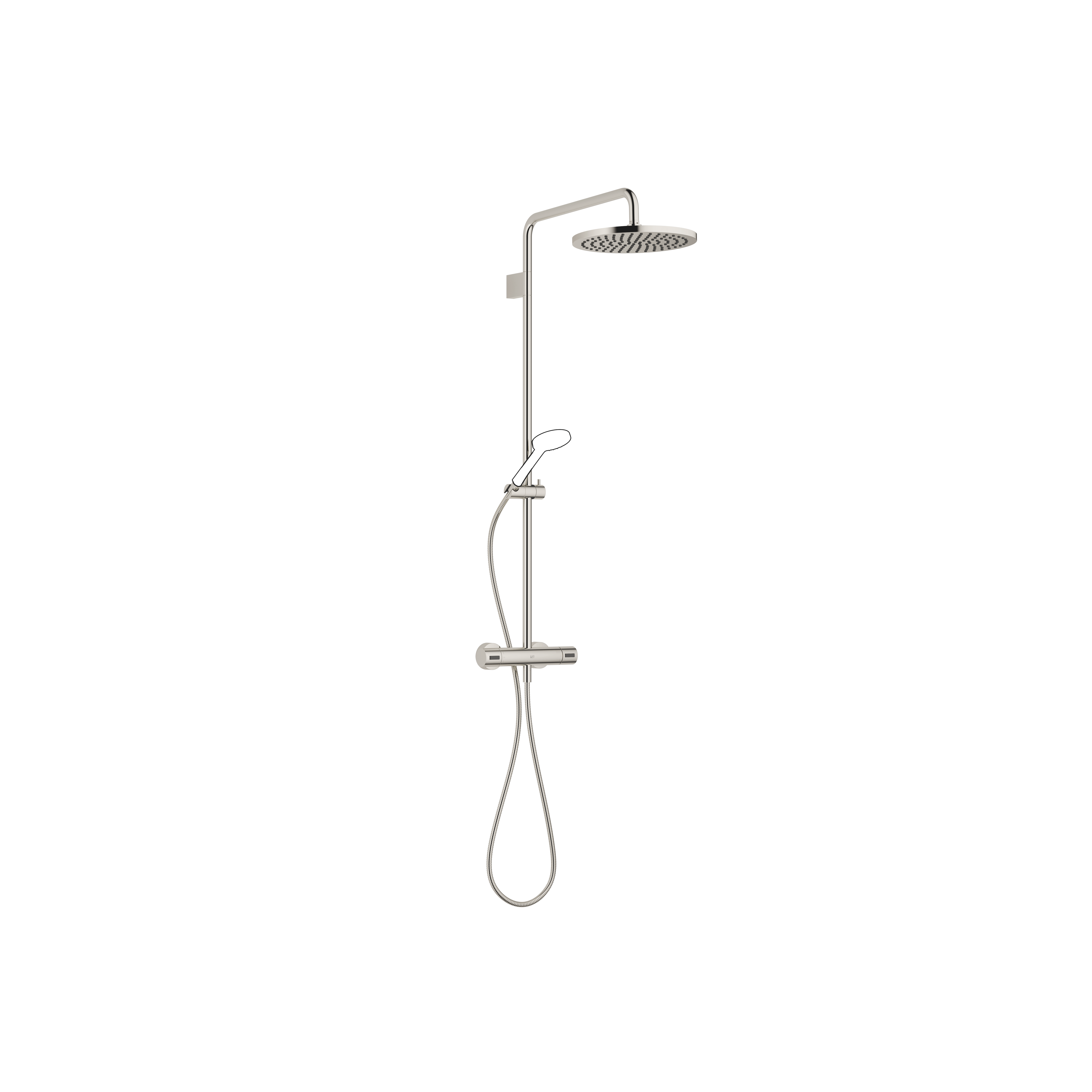 Showerpipe с термостатом для душа без ручного душа - Platinum 34460979-08 DornBracht