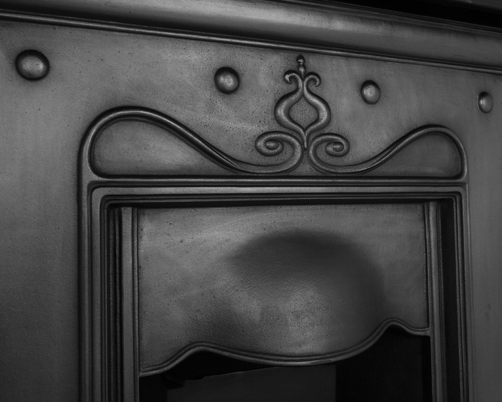 RX089 Чугунный комбинированный камин Tulip Сarronheating  - Вид №2