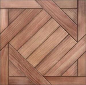 Модульный паркет Da Vinci Кьяра Черешня Натур (Гладкая) 626х626 мм.