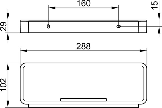 14959010038 Корзинка для душа KEUCO Plan - Вид №3
