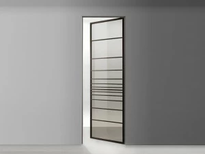 BARAUSSE Распашная дверь из алюминия и стекла со скрытыми петлями Tip