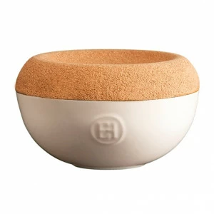 Емкость кремовая для хранения соли 14,5 см Emile Henry EMILE HENRY ДИЗАЙНЕРСКИЕ 00-3951688 Бежевый