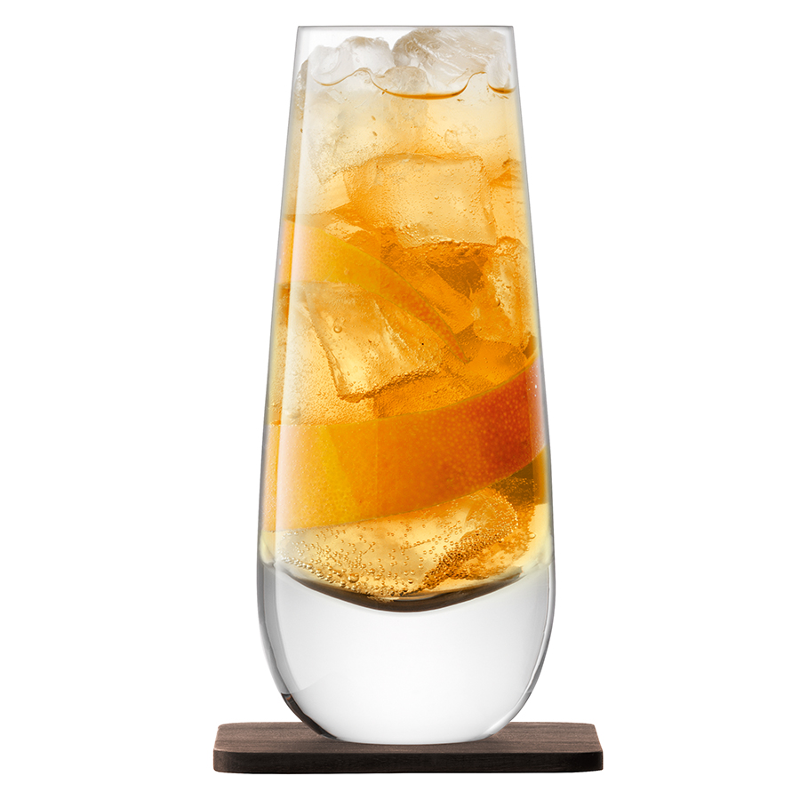 G1213-11-301 Набор бокалов на подставке из ореха whisky islay, 325 мл, 2 шт. LSA International  - Вид №3