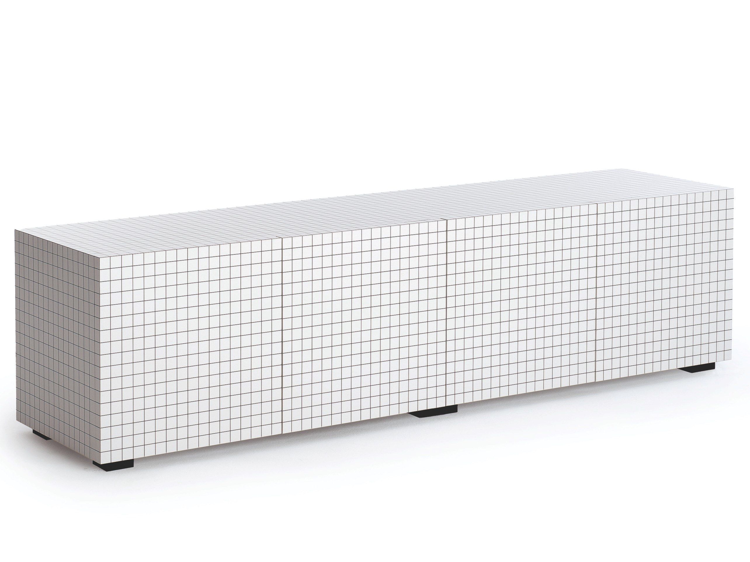 Деревянный шкаф с распашными дверями Zanotta Quaderna ARCH-00034051