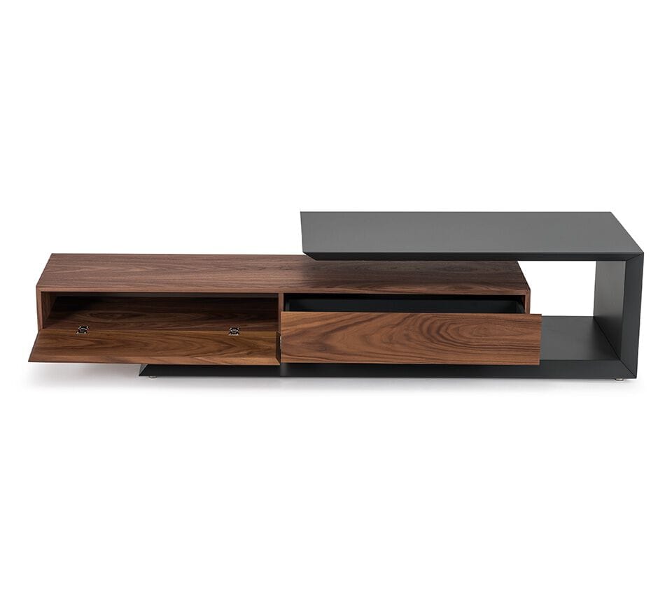 Деревянный низкий ТВ-шкаф Cattelan italia LINK ARCH-00047902 - Вид №1