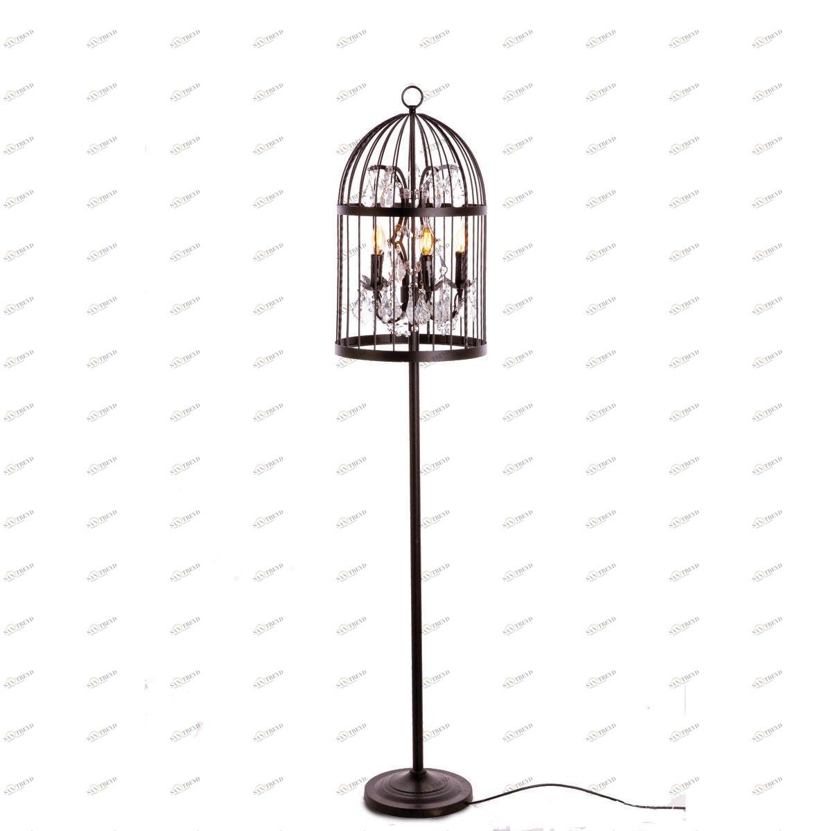 Торшер Loft IT Crystal Cage Loft1891F LOFT IT КЛЕТКИ 118907 Черный 