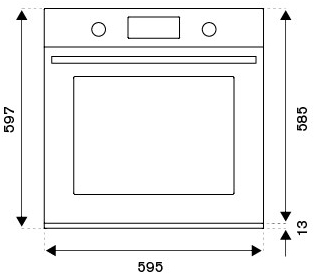 Bertazzoni Духовка электрическая вентилируемая класса а ++ Professional sun-id-1421963 - Вид №2