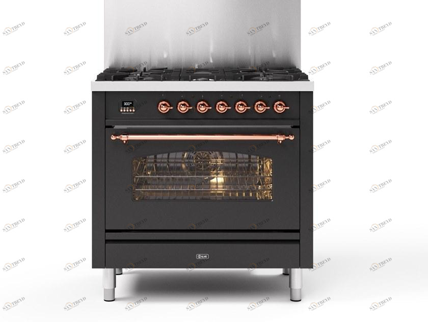 Ilve Отдельностоящая стальная кухня Nostalgie P09n Santreyd